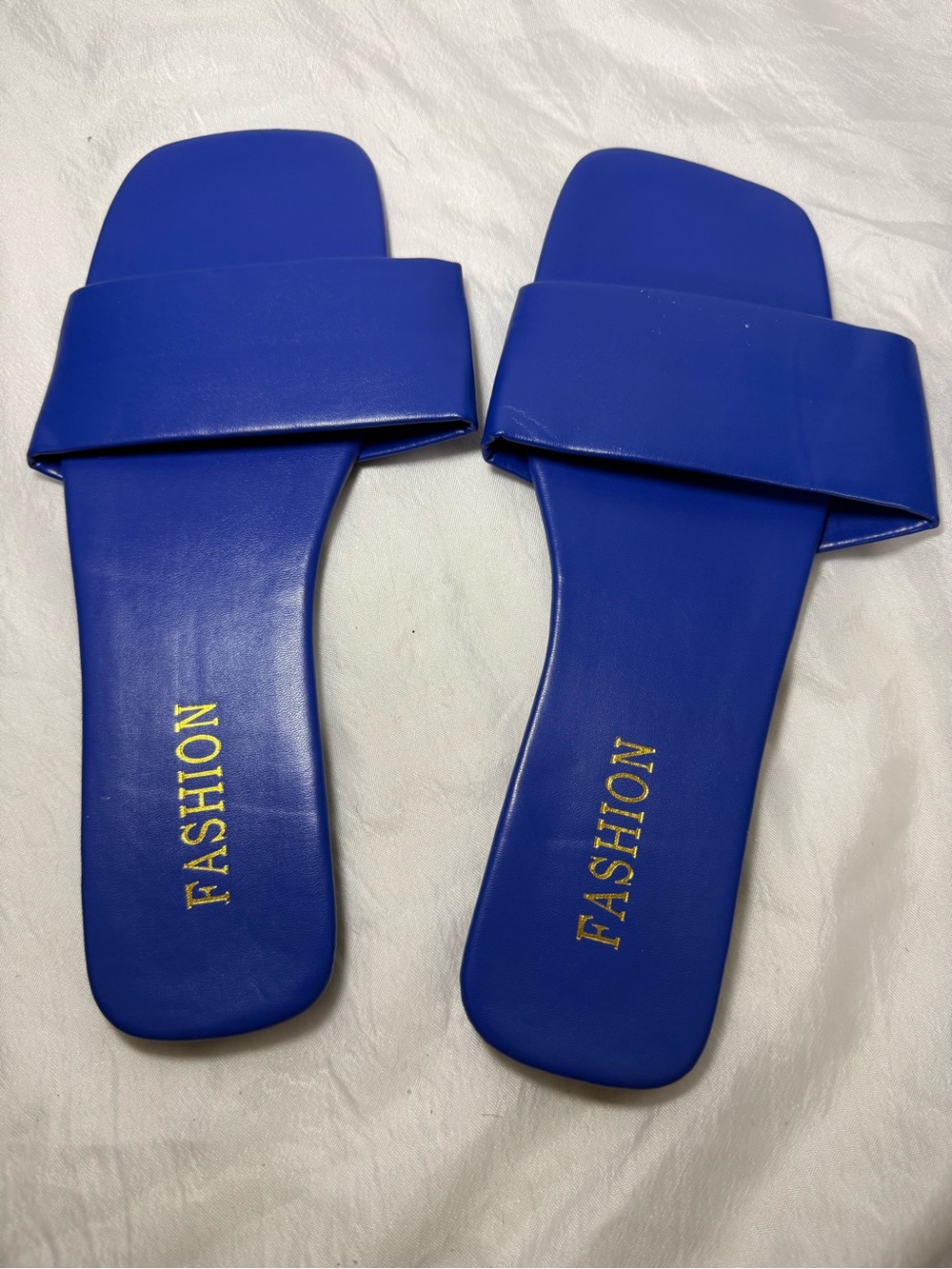 Royal Blue Women's Slide Sandals